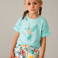 Mayoral 3016 Girl Drop Shoulder Hummingbird T-shirt