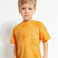 Orange Happy By The Sea Sailboat Tee