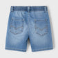 Blue Jean Drawstring Shorts