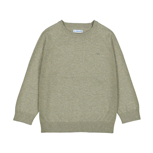 Mayoral 323 Basic Pullover Sweater Pistachio
