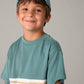 Mayoral 3601 Marine Blue Stripe Tee