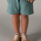 Mayoral 3601 Marine Blue Knit Shorts