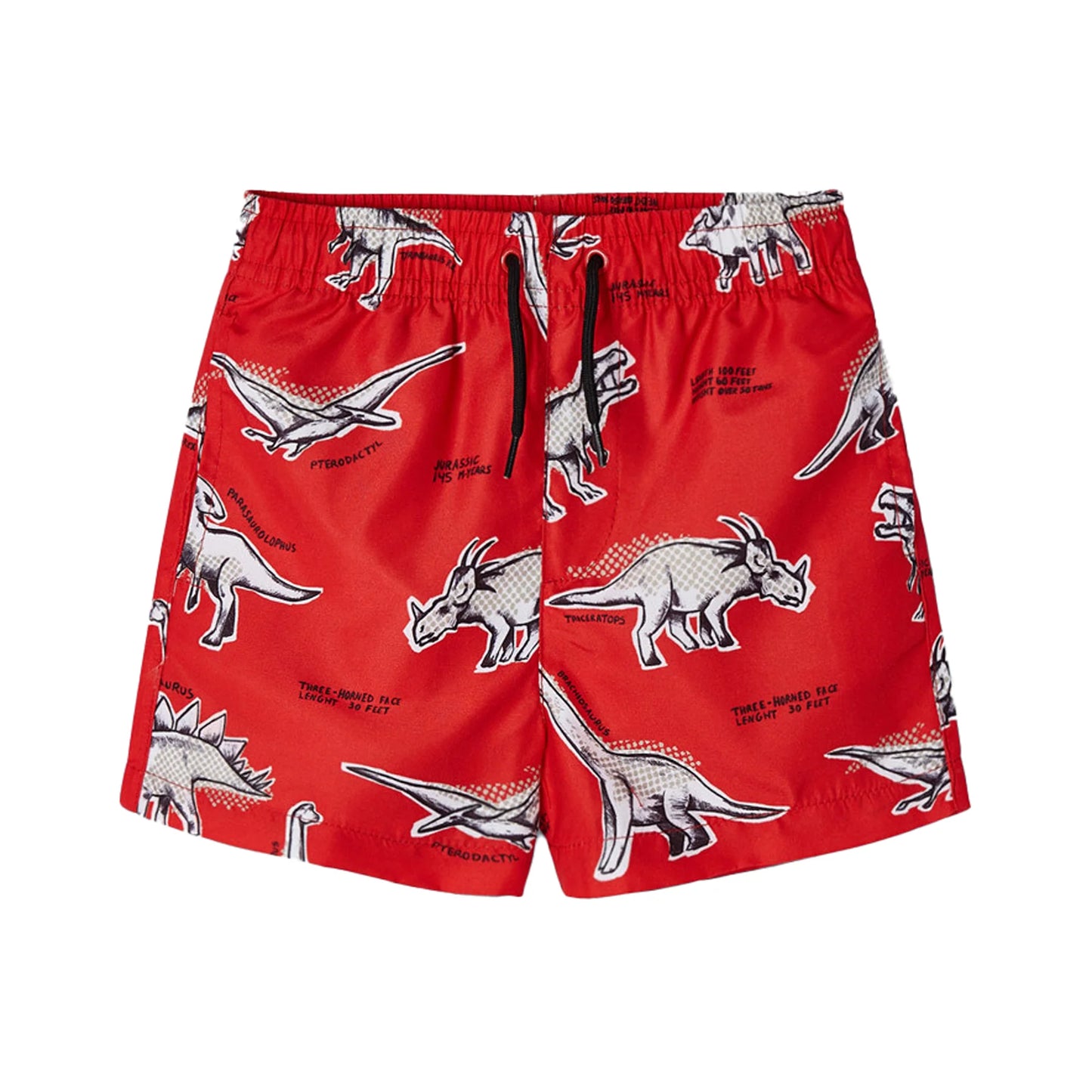 Red Dinosaur Swim Trunks