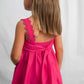 Mayoral 3926 Hot Pink Girl Satin Dress