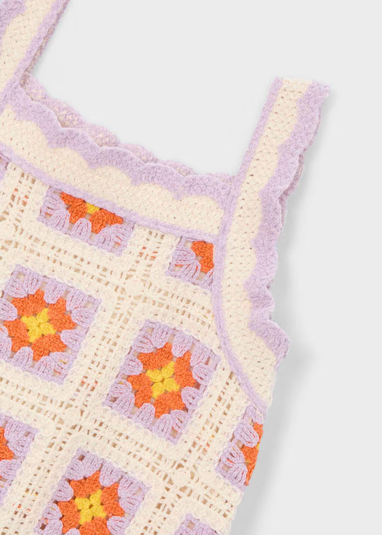 Mayoral 3935 Girl Crochet Dress