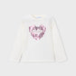 Mayoral 4031 Girl Graphic T-Shirt Heart