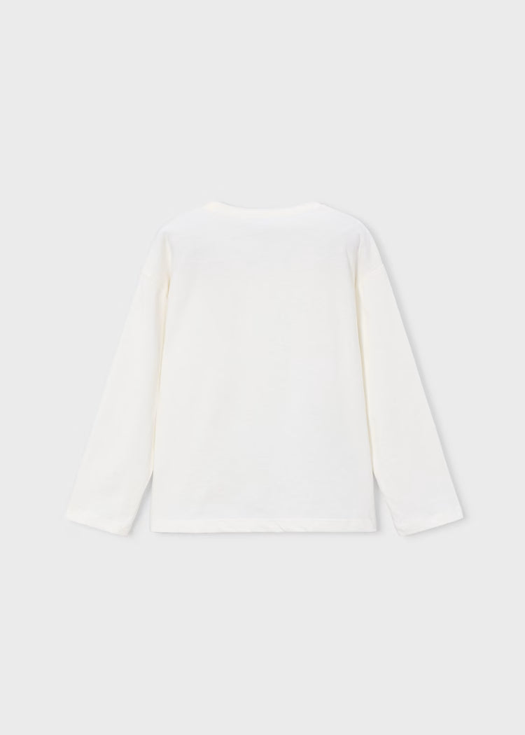 Mayoral 4031 Girl Graphic T-Shirt Heart