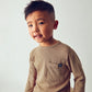 Mayoral 4082 Caramel Long Sleeve Pocket Tee