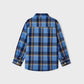 Sky Blue Long Sleeve Checked Shirt