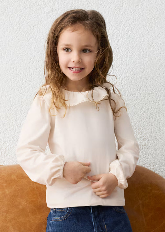Mayoral 4149 Ruffle Collar Blouse