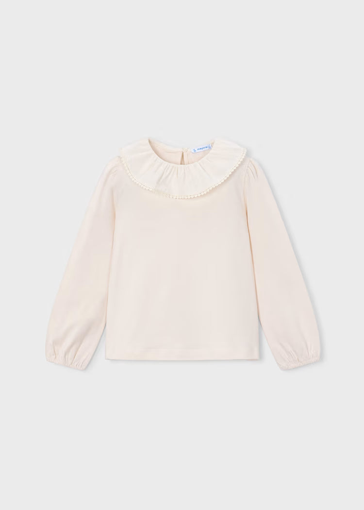 Mayoral 4149 Ruffle Collar Blouse