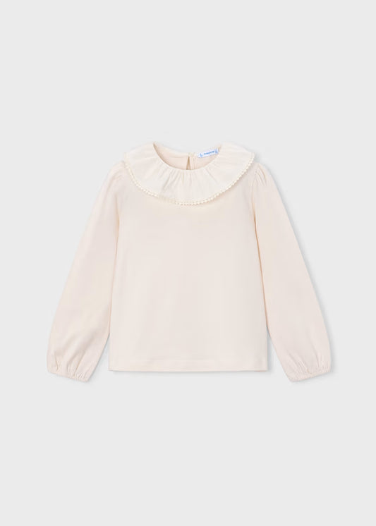 Mayoral 4149 Ruffle Collar Blouse