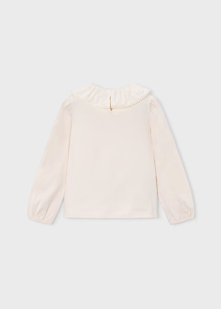 Mayoral 4149 Ruffle Collar Blouse