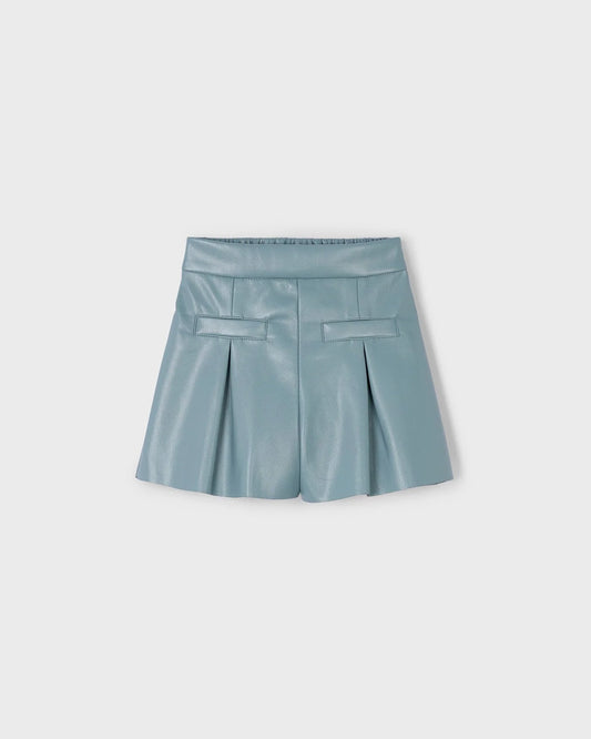 Mayoral 4223 Girls Pleather Shorts