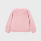 Mayoral 4318 Girl Pink Pointelle Sweater