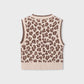 Mayoral 4329 Leopard Print Knit Vest