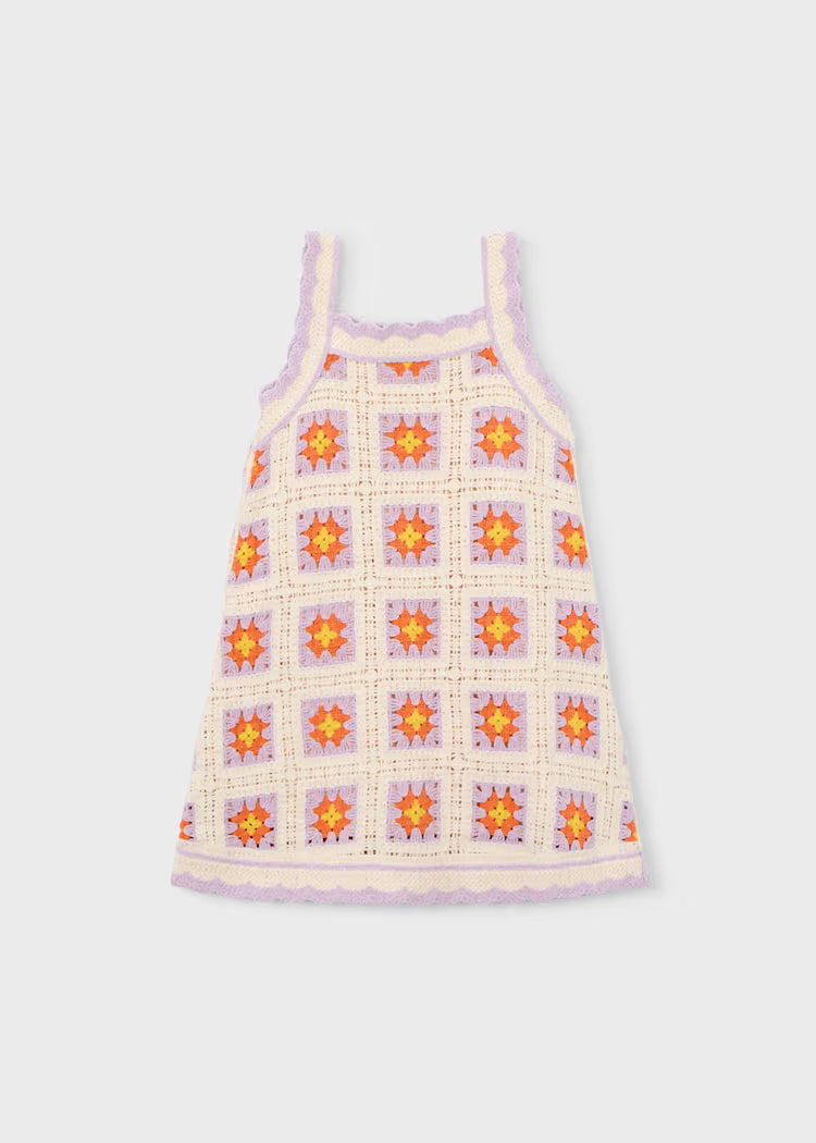 Mayoral 3935 Girl Crochet Dress