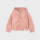 Pink Fleece Zip Up Lightweight Jacket