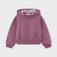 Mayoral 4423 Violet Zip-Up Hoodie