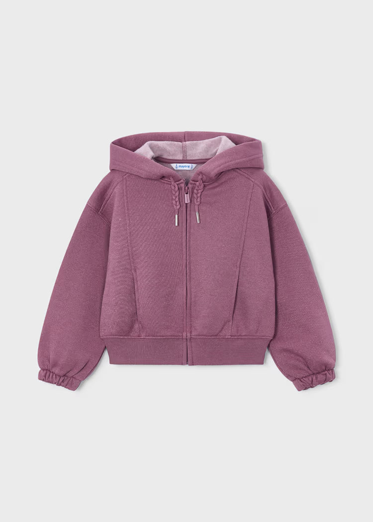 Mayoral 4423 Violet Zip-Up Hoodie