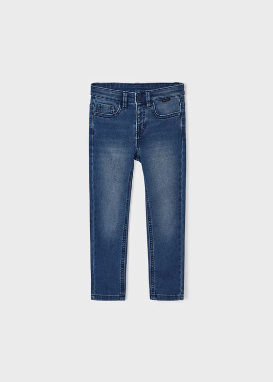 Medium Wash Soft Stretch Slim Jean