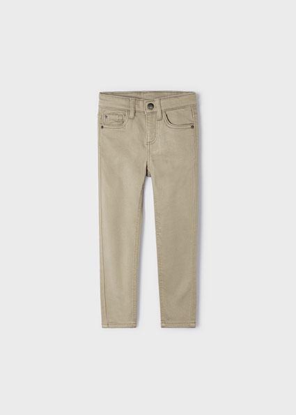 Khaki Soft Slim Fit Pants