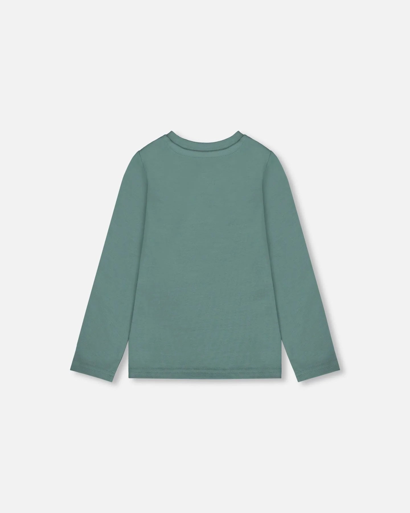 Organic Cotton T-Shirt Sage With Cat