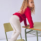 Mayoral 4717 Girls Rib Knit Flare Leggings