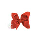 GLITTER METALLIC BOW ON CLIP