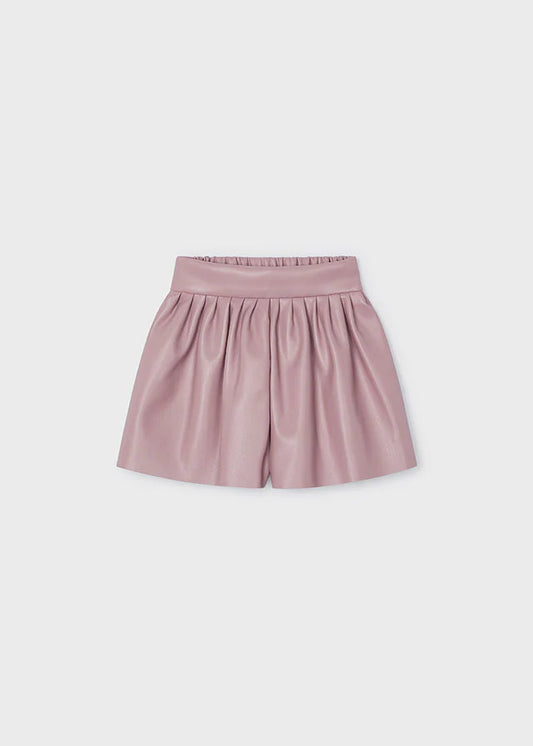 Pink Leather Short