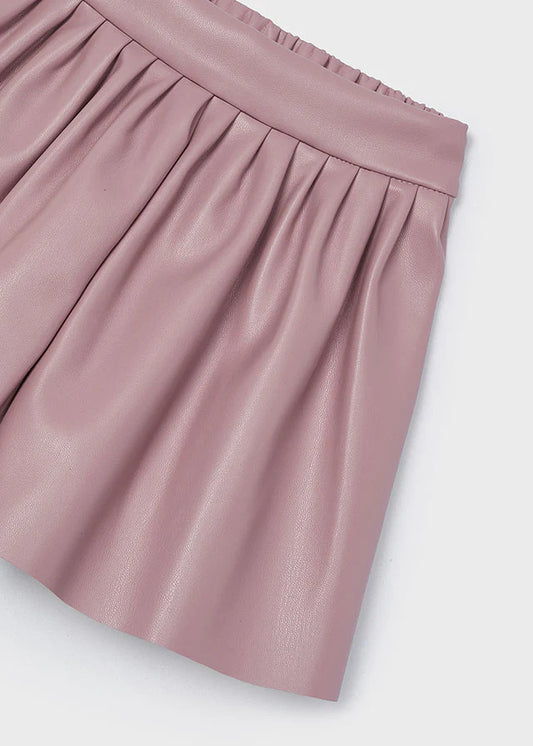 Pink Leather Short