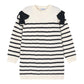 Mayoral 4916 Macchiato Stripe Sweater Dress