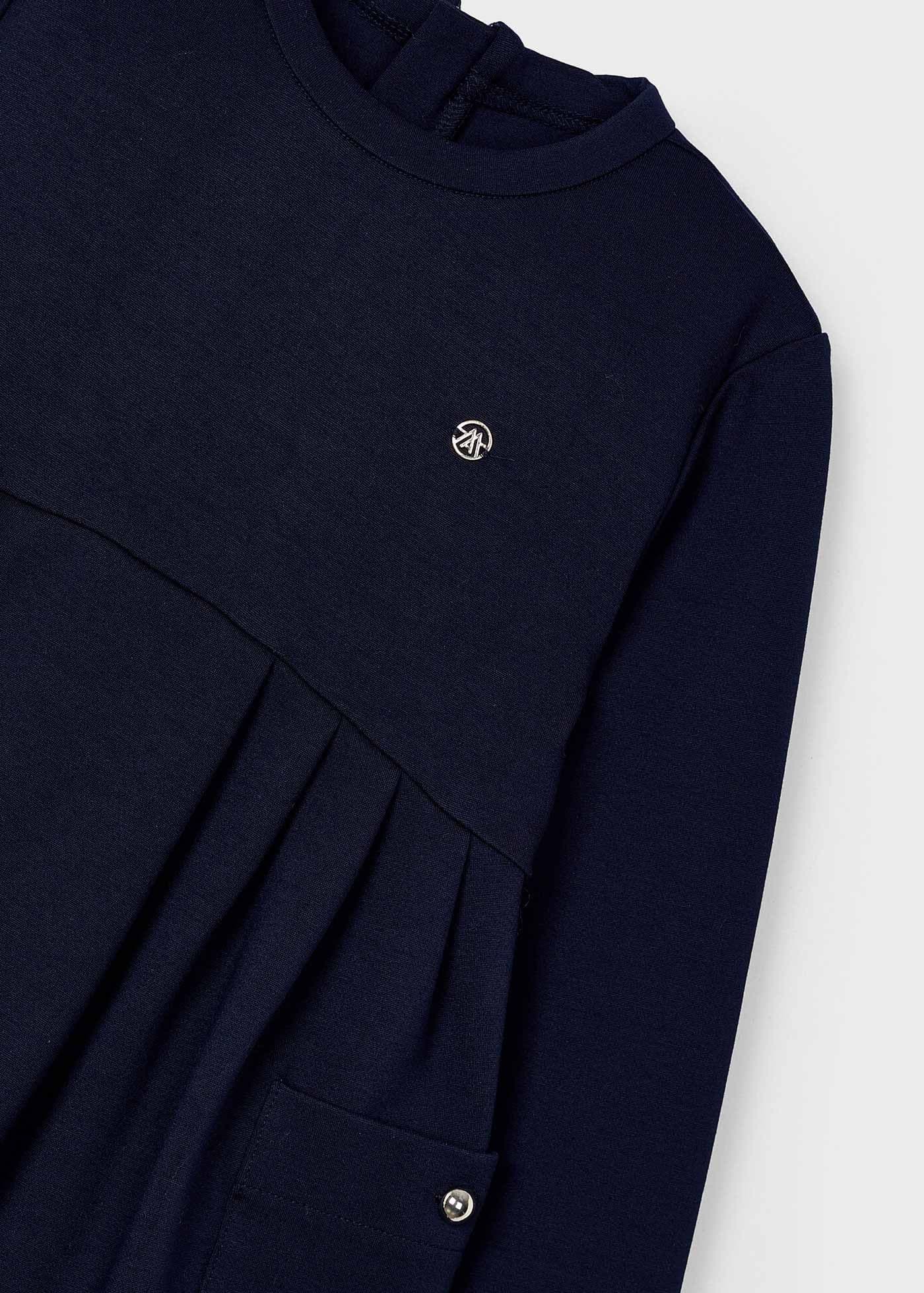 Navy Blue Roma Stitch Dress