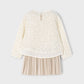 Mayoral 4925 Two Piece Shift Dress and Sweater