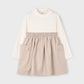 Mayoral 4830 Khaki Skirted Dress