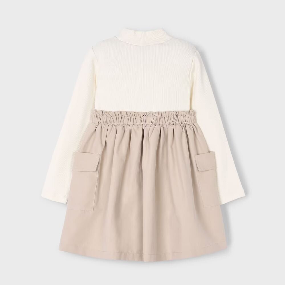 Mayoral 4830 Khaki Skirted Dress