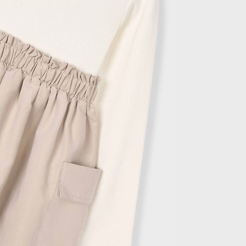Mayoral 4830 Khaki Skirted Dress