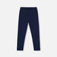 Organic Cotton Jersey Leggings Dark Blue With Cats