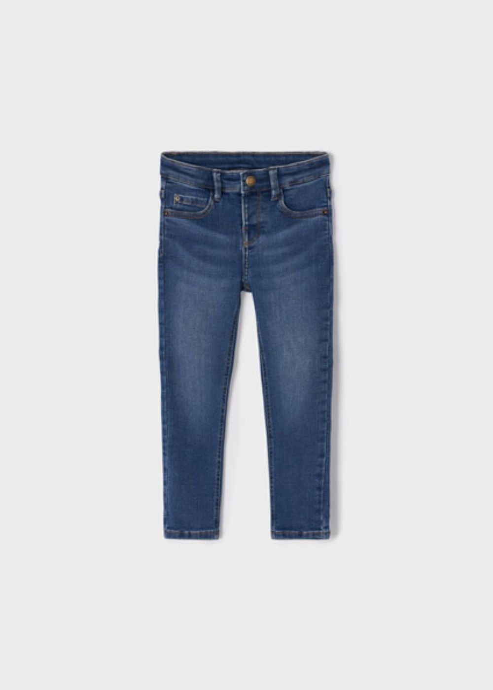 Medium Wash Straight Leg Jean