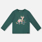 Organic Cotton Long Sleeve T-Shirt Dark Green