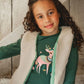 Organic Cotton Long Sleeve T-Shirt Dark Green