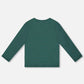 Organic Cotton Long Sleeve T-Shirt Dark Green
