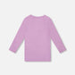 Super Soft Brushed Jersey Tunic Purple With Lama
