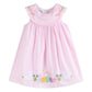 Pink Easter Applique Dress