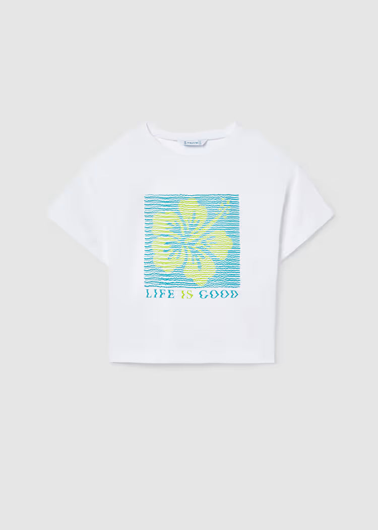 Mayoral 6009 Girl Graphic T-Shirt