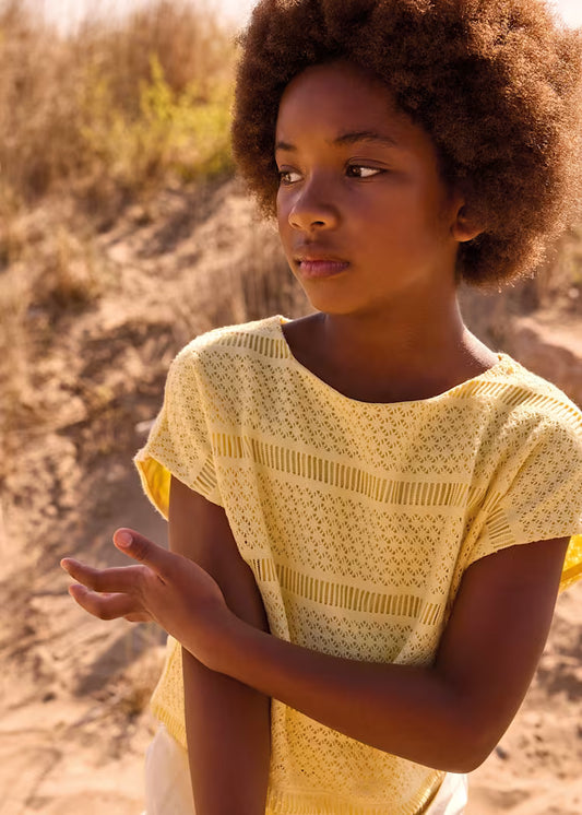 Mayoral 6022 Girl Crochet Top