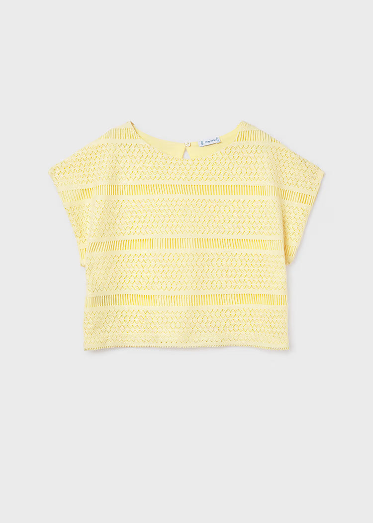 Mayoral 6022 Girl Crochet Top