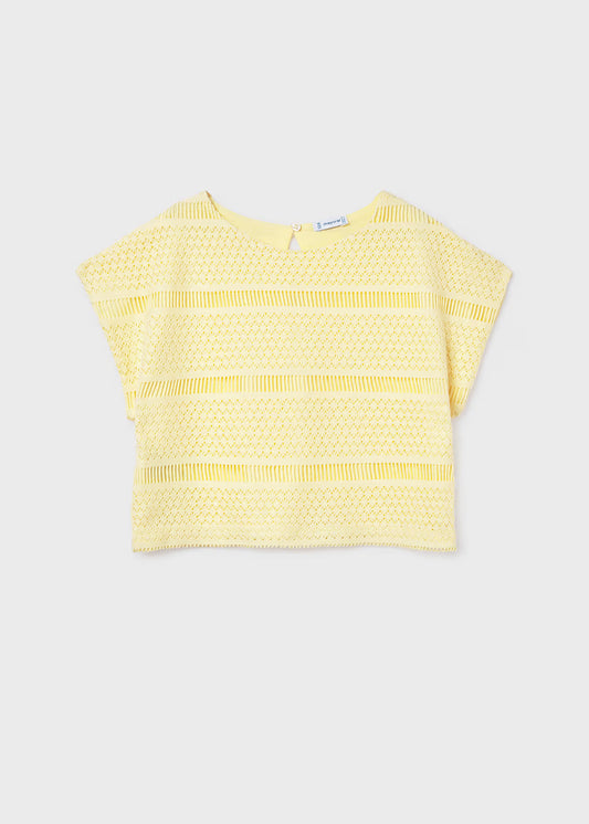 Mayoral 6022 Girl Crochet Top