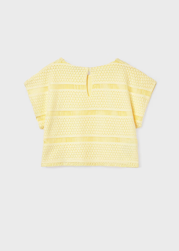 Mayoral 6022 Girl Crochet Top