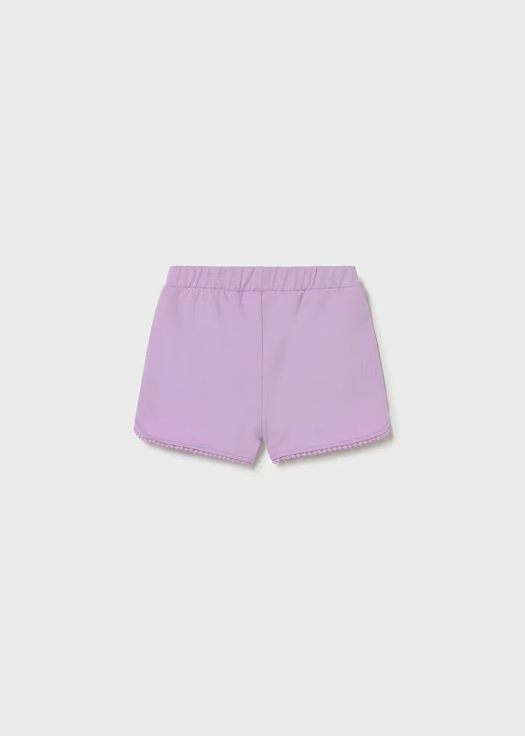 Mayoral 603 Lilac Baby French Terry Shorts